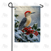 America Forever Red-bellied Woodpecker Garden Flag