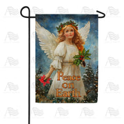 Christmas Angel Peace Garden Flag