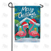 America Forever Festive Flamingos Christmas Garden Flag