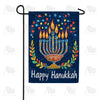 America Forever Festive Menorah Hanukkah Garden Flag