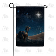 Camel Under Star Christmas Garden Flag