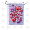 America Forever Colorful Hearts Valentine's Day Garden Flag
