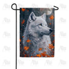 America Forever Noble Wolf Autumn Portrait Garden Flag