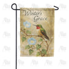 America Forever Winter's Grace Hummingbird Garden Flag