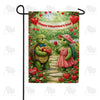 Happy Valentine's Day Turtle Couple Love Garden Flag