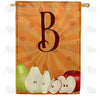 America Forever Apples & Pears Monogram House Flag