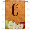 America Forever Apples & Pears Monogram House Flag