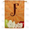 America Forever Apples & Pears Monogram House Flag