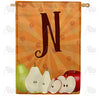 America Forever Apples & Pears Monogram House Flag