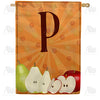 America Forever Apples & Pears Monogram House Flag