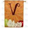 America Forever Apples & Pears Monogram House Flag