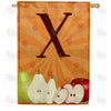 America Forever Apples & Pears Monogram House Flag
