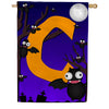 America Forever Crazy Bat Party Monogram House Flag