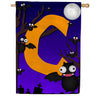America Forever Crazy Bat Party Monogram House Flag