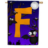 America Forever Crazy Bat Party Monogram House Flag