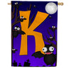 America Forever Crazy Bat Party Monogram House Flag