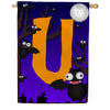 America Forever Crazy Bat Party Monogram House Flag