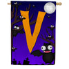 America Forever Crazy Bat Party Monogram House Flag