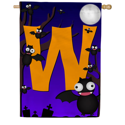 America Forever Crazy Bat Party Monogram House Flag