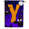 America Forever Crazy Bat Party Monogram House Flag