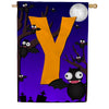 America Forever Crazy Bat Party Monogram House Flag