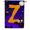 America Forever Crazy Bat Party Monogram House Flag
