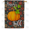 America Forever Happy Fall Leaves House Flag