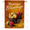 America Forever Harvest Blessings Pear House Flag