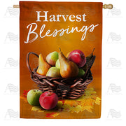 America Forever Harvest Blessings Pear House Flag