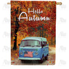 America Forever Autumn Drive House Flag