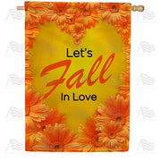 America Forever Let's Fall in Love House Flag
