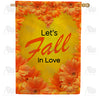 America Forever Let's Fall in Love House Flag
