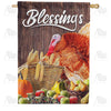 America Forever Abundant Blessings House Flag