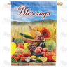 America Forever Mother Earth's Many Blessings House Flag