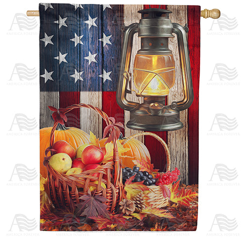 America Forever Harvest Glow House Flag