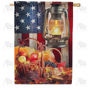 America Forever Harvest Glow House Flag