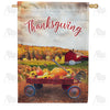 America Forever Small Wagon Of Gourds House Flag