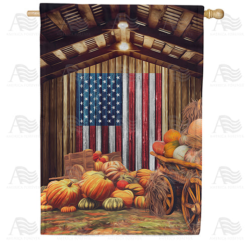 America Forever Harvested With American Pride House Flag