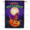 America Forever Angry Jack O'Lantern House Flag