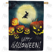 America Forever Moonlight Witch Flight House Flag