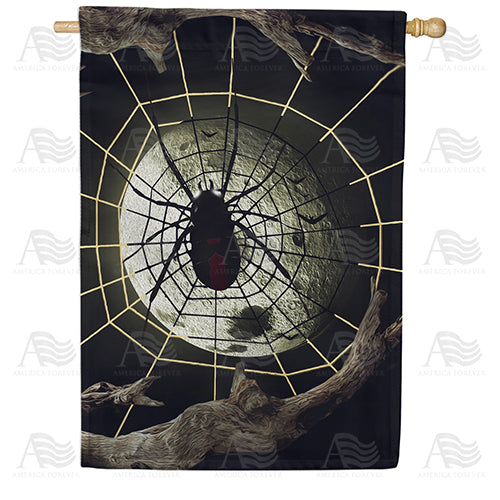 America Forever Web Of Terror House Flag