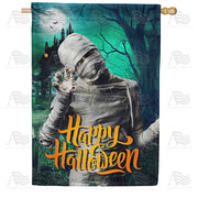 America Forever Mummy Hello House Flag