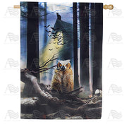 America Forever Haunted House House Flag