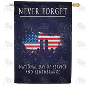 America Forever Never Forget House Flag