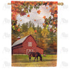 America Forever Autumn Grazing House Flag