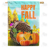 America Forever Fall Wicker Basket House Flag