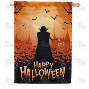 America Forever Dracula Walking House Flag