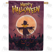 America Forever Eerie Pumpkin Patch House Flag