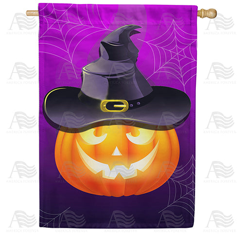America Forever Jack O Lantern House Flag