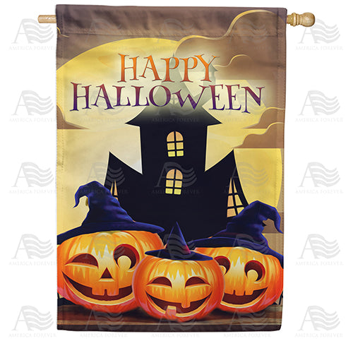 America Forever Goofy Pumpkins House Flag